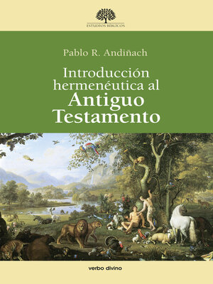 cover image of Introducción hermenéutica al Antiguo Testamento